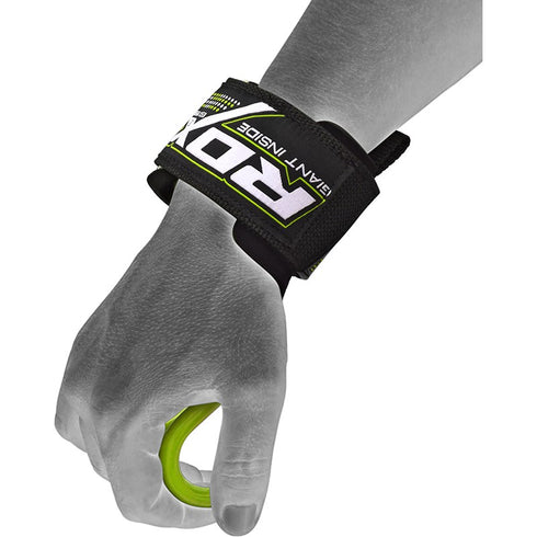 RDX W15 ANCHOR GYM HOOK STRAPS(Green)-9